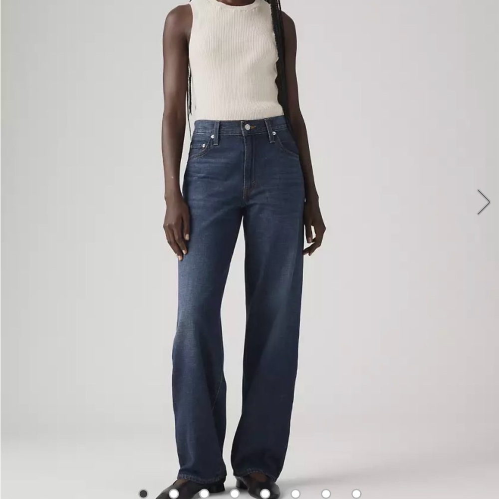 BAGGY DAD LINEN+ DENIM LIGHTWEIGHT WOMEN'S JEANS